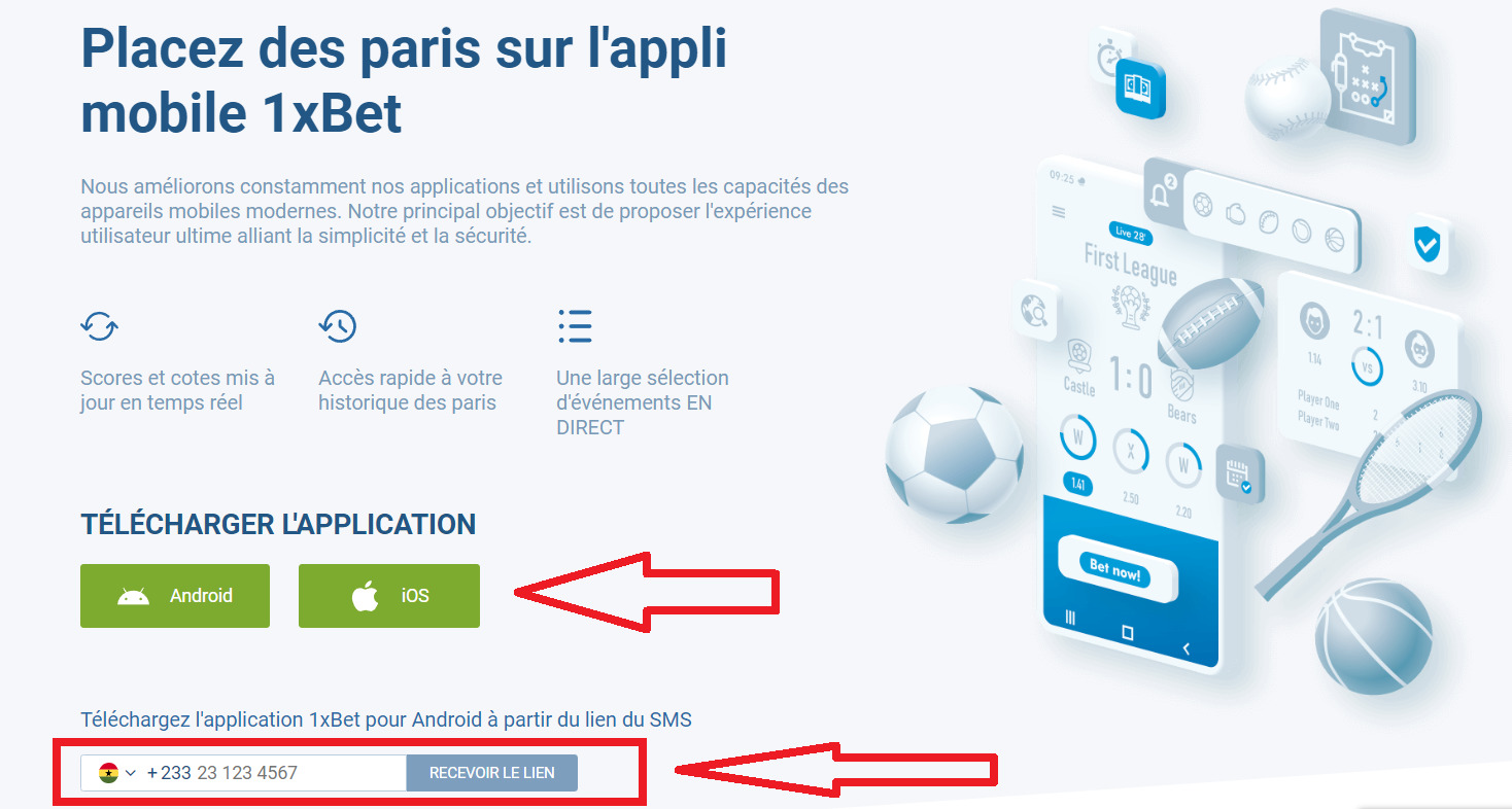 1xbet Ghana App Mobile